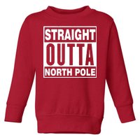 Straight Outta North Pole Toddler Sweatshirt