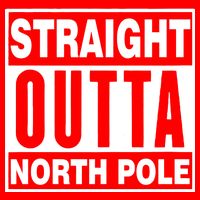 Straight Outta North Pole Kids Sweatshirt
