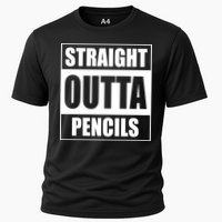 Straight Outta Pencils Cooling Performance Crew T-Shirt