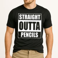 Straight Outta Pencils Cooling Performance Crew T-Shirt