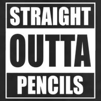 Straight Outta Pencils Adult Drive Performance Visor