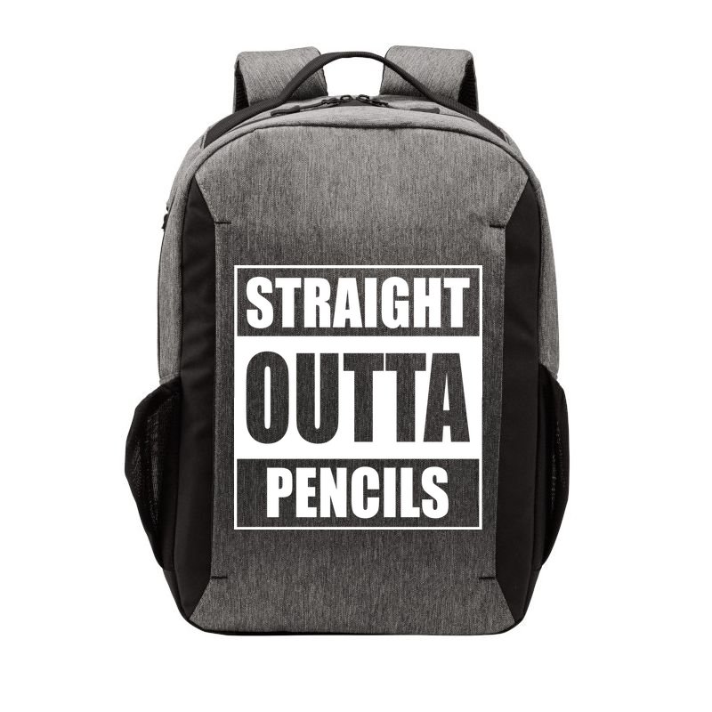 Straight Outta Pencils Vector Backpack