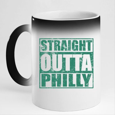 Straight Outta Philly 11oz Black Color Changing Mug