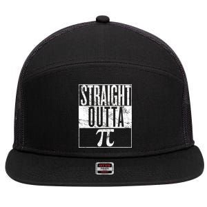 Straight Outta Pi 7 Panel Mesh Trucker Snapback Hat