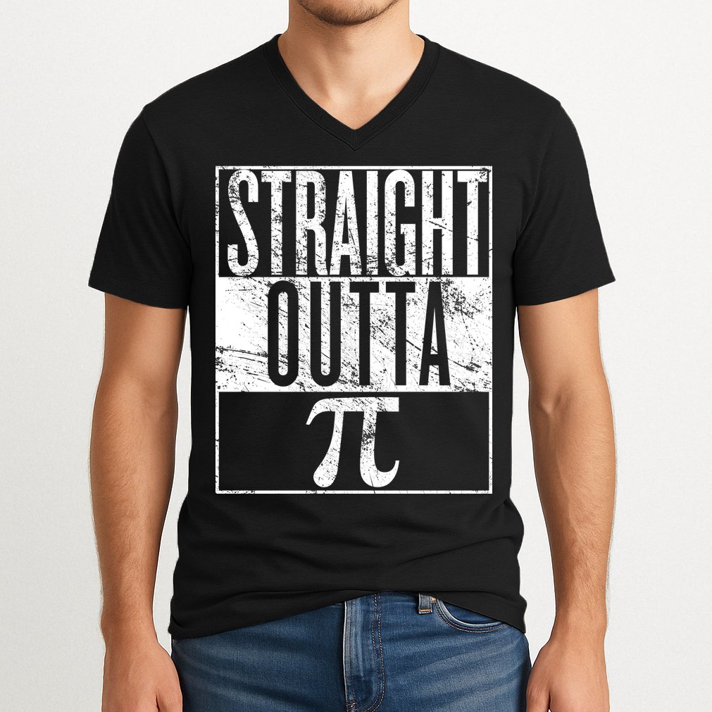 Straight Outta Pi V-Neck T-Shirt