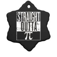 Straight Outta Pi Ceramic Star Ornament