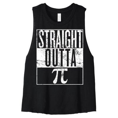 Straight Outta Pi Women's Racerback Cropped Tank