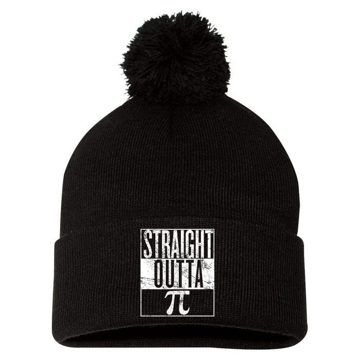 Straight Outta Pi Pom Pom 12in Knit Beanie