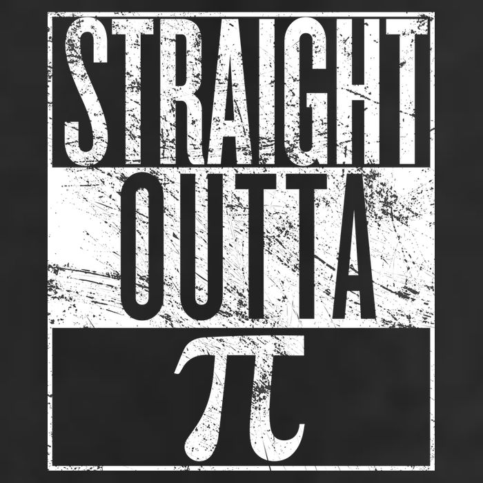 Straight Outta Pi Golf Towel