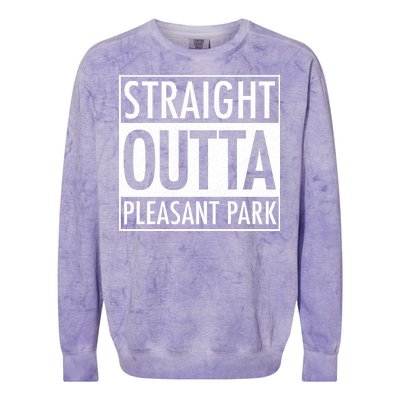 Straight Outta Pleasant Park Colorblast Crewneck Sweatshirt