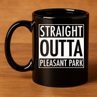 Straight Outta Pleasant Park 11oz C Handle Ceramic Mug