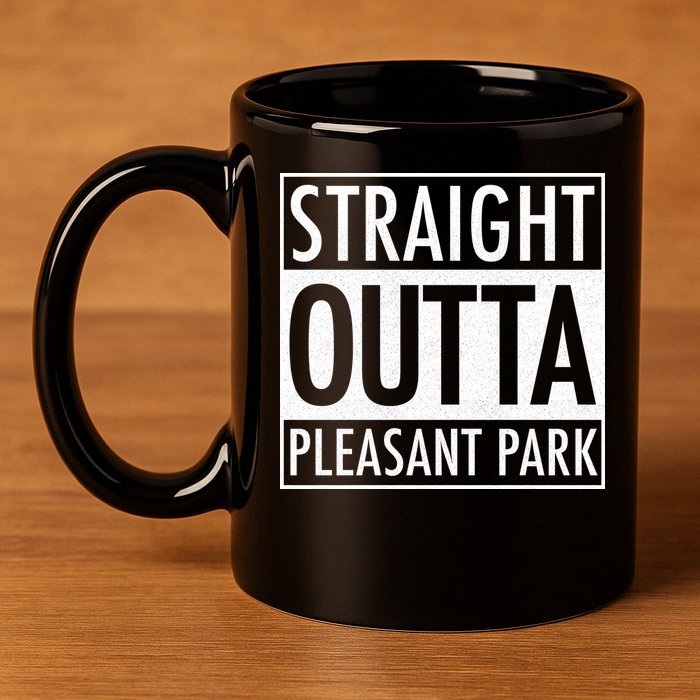 Straight Outta Pleasant Park 11oz C Handle Ceramic Mug
