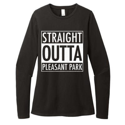 Straight Outta Pleasant Park Womens CVC Long Sleeve Shirt