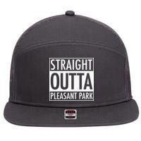 Straight Outta Pleasant Park 7 Panel Mesh Trucker Snapback Hat