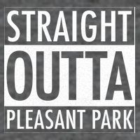 Straight Outta Pleasant Park 7 Panel Mesh Trucker Snapback Hat