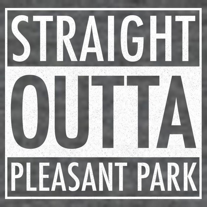 Straight Outta Pleasant Park 7 Panel Mesh Trucker Snapback Hat