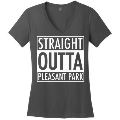 Straight Outta Pleasant Park Women's V-Neck T-Shirt