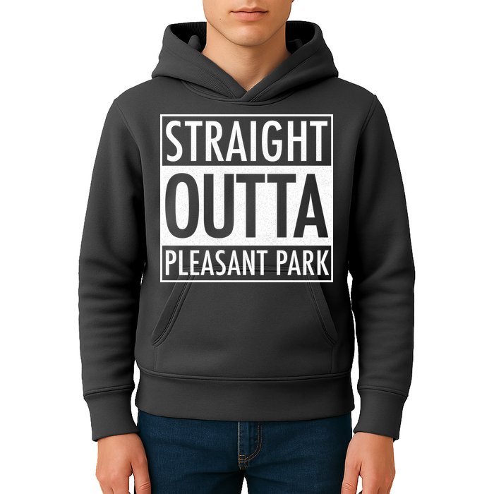 Straight Outta Pleasant Park Kids Hoodie