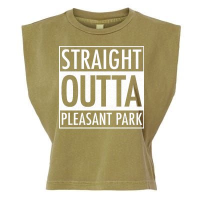 Straight Outta Pleasant Park Garment-Dyed Women's Muscle Tee