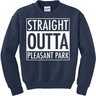 Straight Outta Pleasant Park Kids Sweatshirt