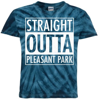 Straight Outta Pleasant Park Kids Tie-Dye T-Shirt