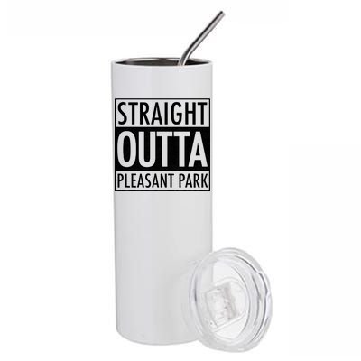 Straight Outta Pleasant Park Stainless Steel Tumbler