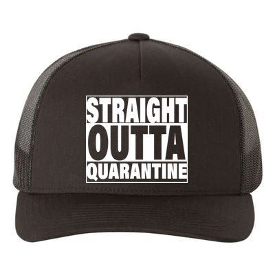 Straight Outta Quarantine Yupoong Adult 5-Panel Trucker Hat