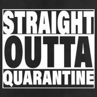Straight Outta Quarantine Adult Drive Performance Visor