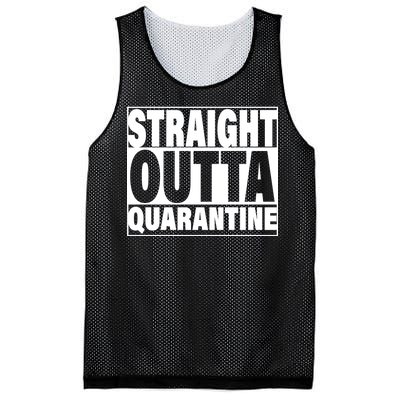 Straight Outta Quarantine Mesh Reversible Basketball Jersey Tank