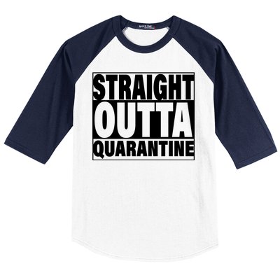 Straight Outta Quarantine Baseball Sleeve Shirt