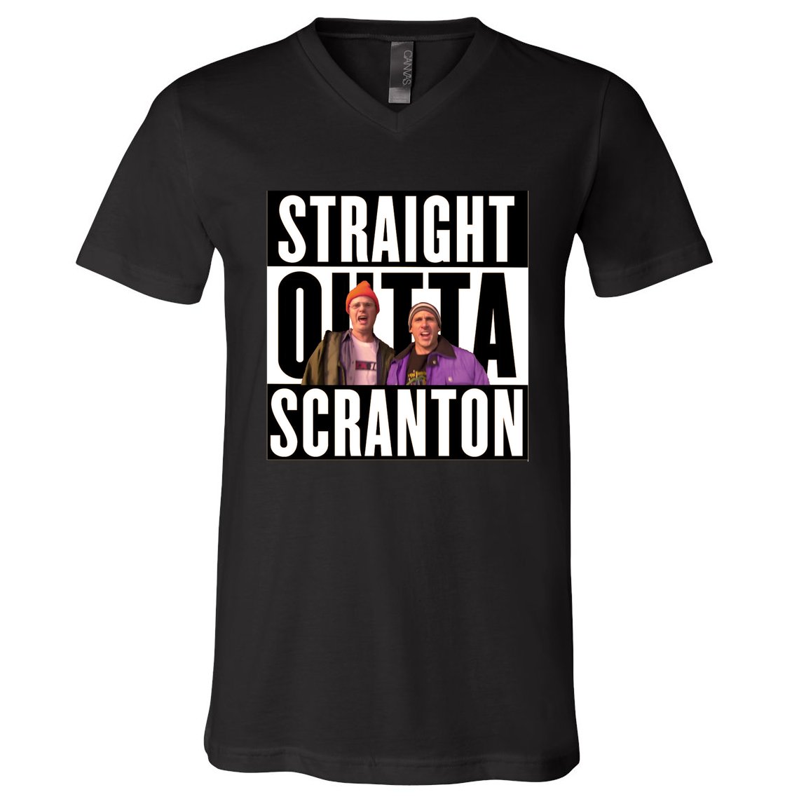 Straight Outta Scranton V-Neck T-Shirt