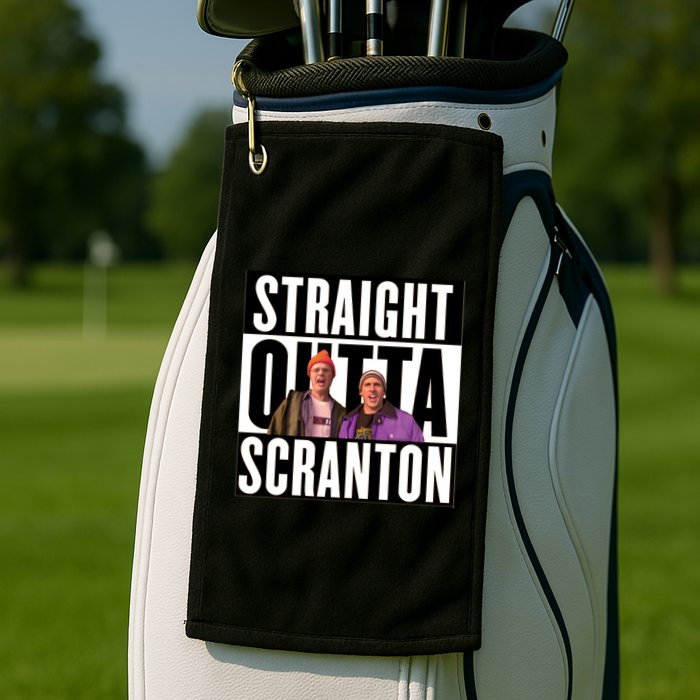 Straight Outta Scranton Golf Towel