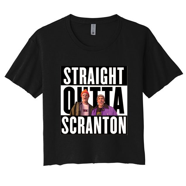 Straight Outta Scranton Crop Top
