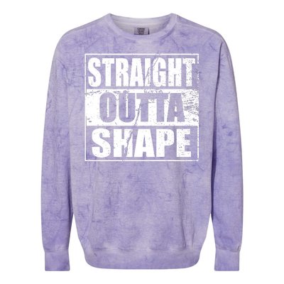 Straight Outta Shape Colorblast Crewneck Sweatshirt