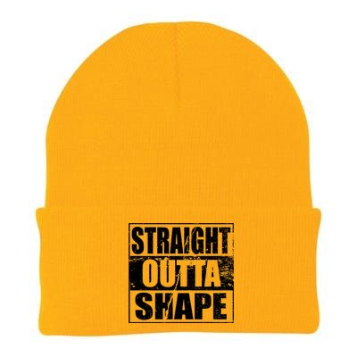 Straight Outta Shape Knit Cap Winter Beanie