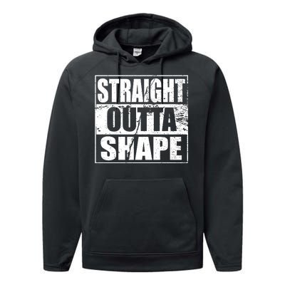 Straight Outta Shape Performance Fleece Hoodie