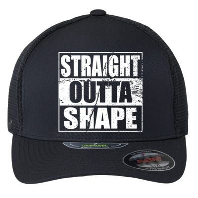 Straight Outta Shape Flexfit Unipanel Trucker Cap