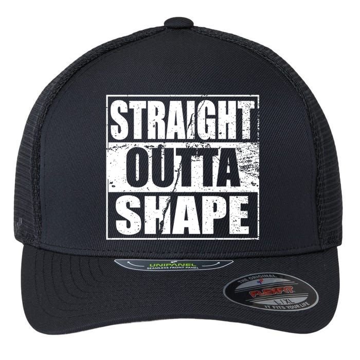 Straight Outta Shape Flexfit Unipanel Trucker Cap