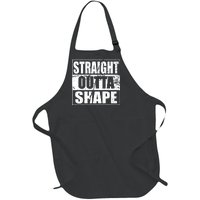 Straight Outta Shape Full-Length Apron With Pockets