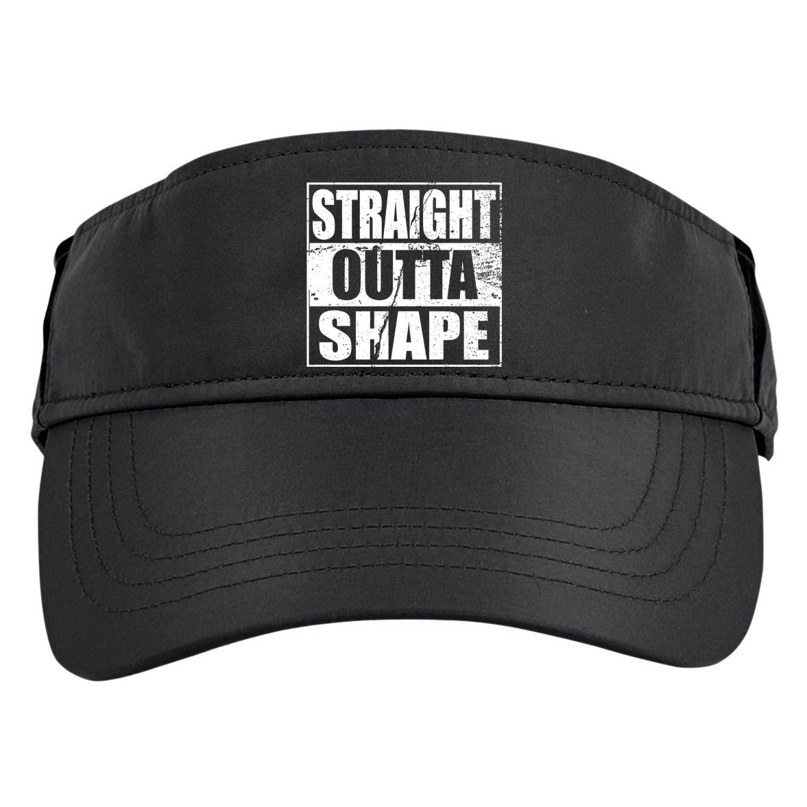 Straight Outta Shape Adult Drive Performance Visor