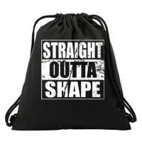 Straight Outta Shape Drawstring Bag