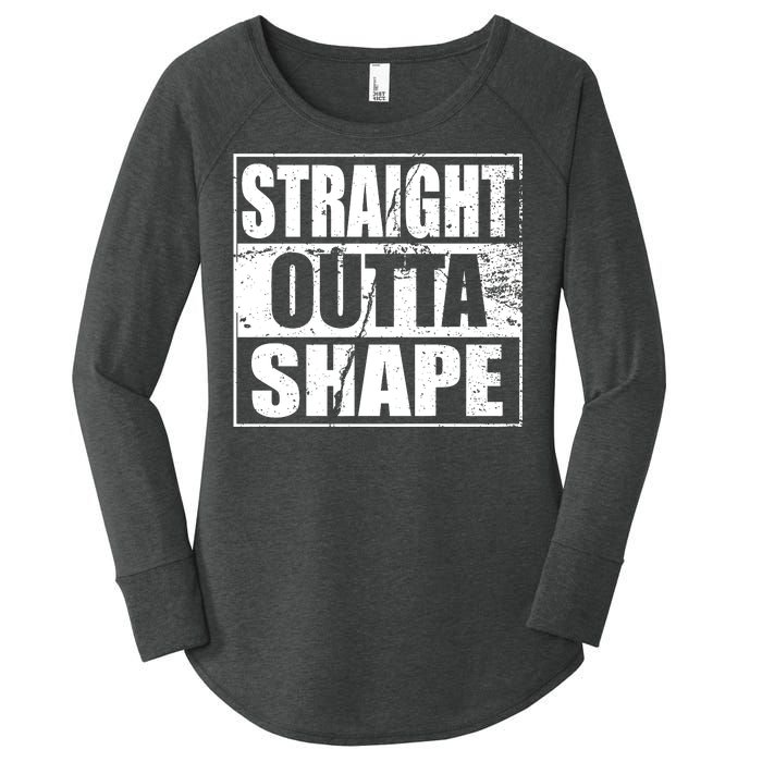 Straight Outta Shape Women's Perfect Tri Tunic Long Sleeve Shirt