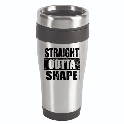 Straight Outta Shape 16oz Travel Tumbler
