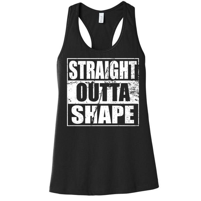 Straight Outta Shape Women's Racerback Tank