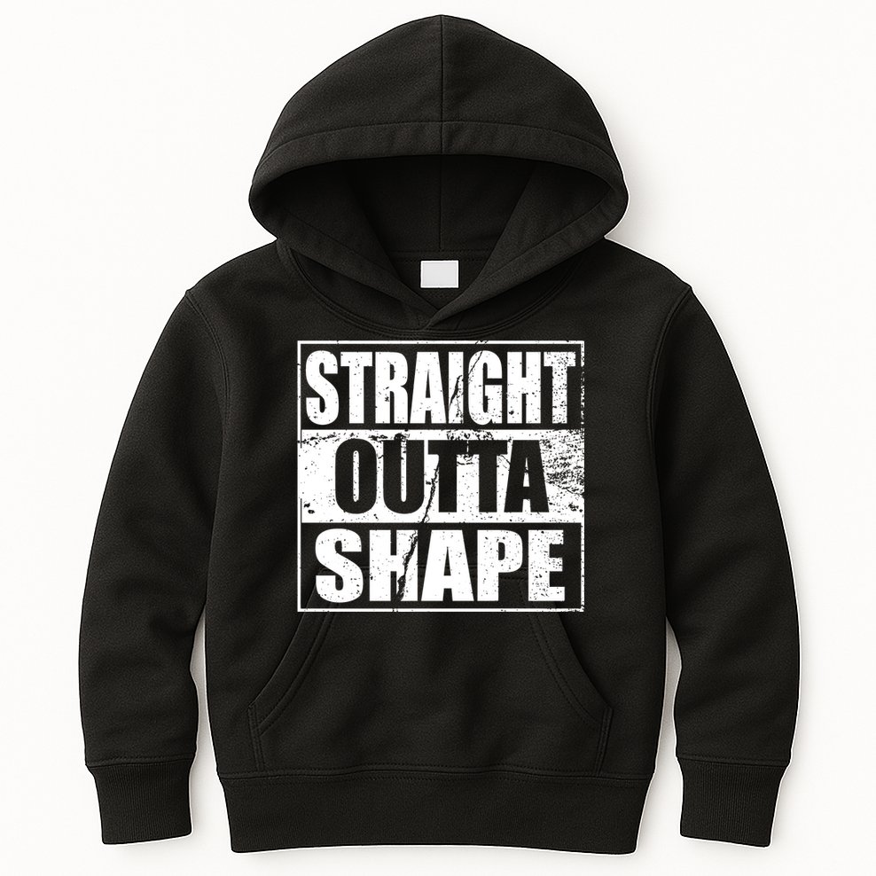 Straight Outta Shape Kids Hoodie