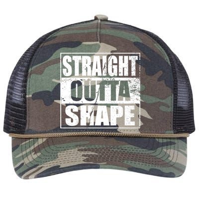 Straight Outta Shape Retro Rope Trucker Hat Cap