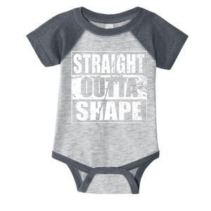 Straight Outta Shape Infant Baby Jersey Bodysuit