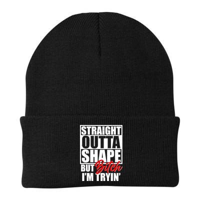 Straight Outta Shape But Bitch I'm Tryin Beanie
