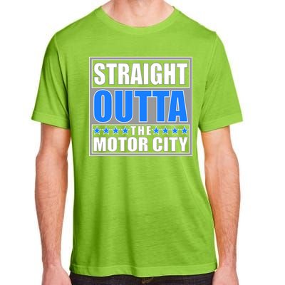 Straight Outta The Motor City Detroit, Michigan Adult ChromaSoft Performance T-Shirt