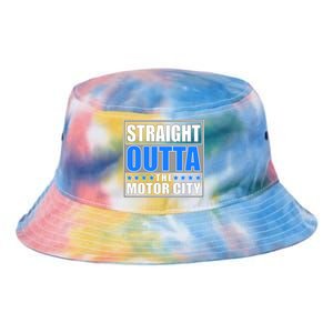 Straight Outta The Motor City Detroit, Michigan Tie Dye Newport Bucket Hat